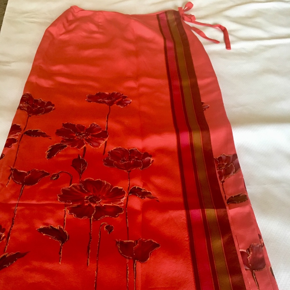 Muse Silk Wrap Skirt